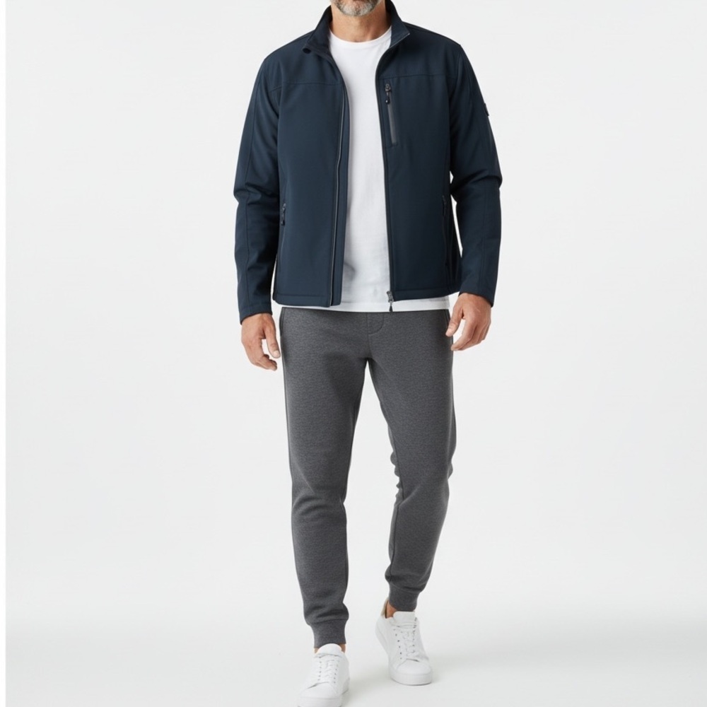 Swiss Tech- Men’s Navy Full Zip Performance Jacket | Size XL